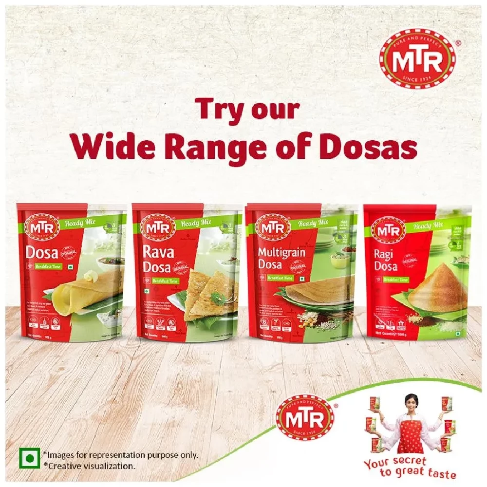MTR Breakfast Mix - Multigrain Dosa, 500 g Pouch-7.webp